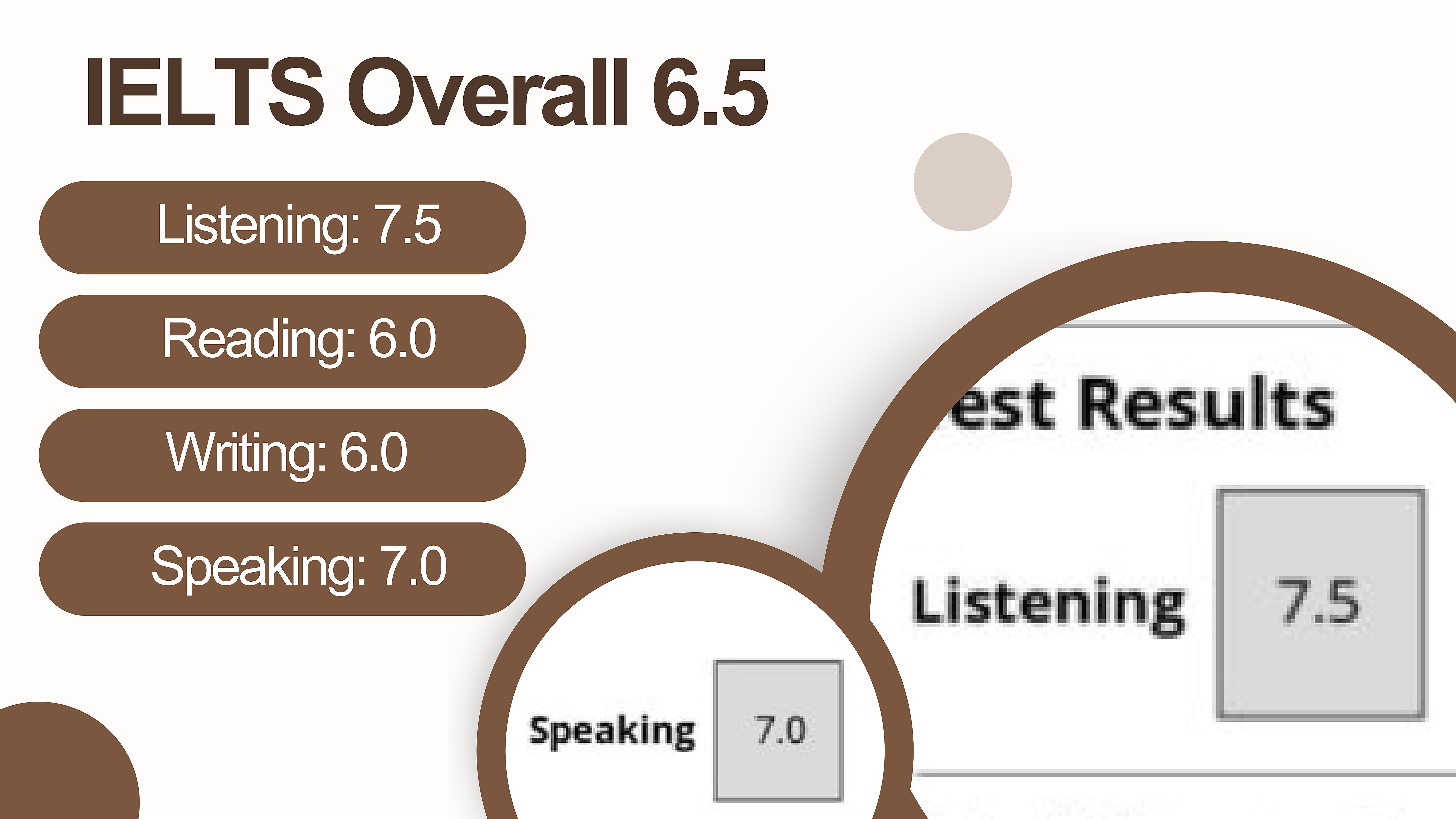 IELTS overall 6.5